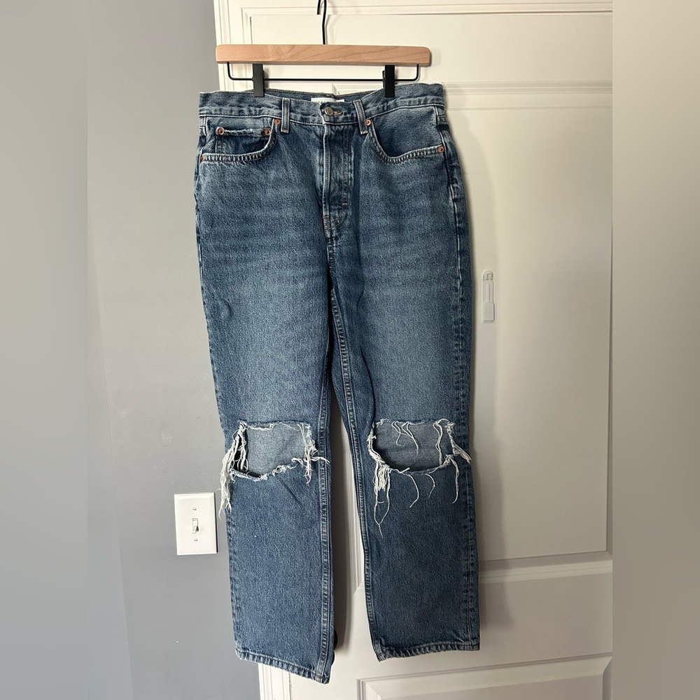Topshop Blue Dad Jeans